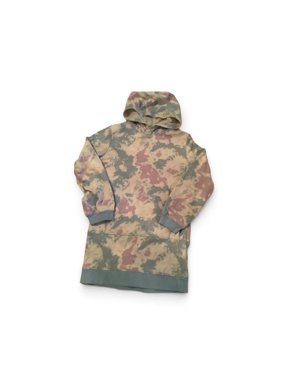 Lands' End Kids Tie-Dye Hoodie Dress